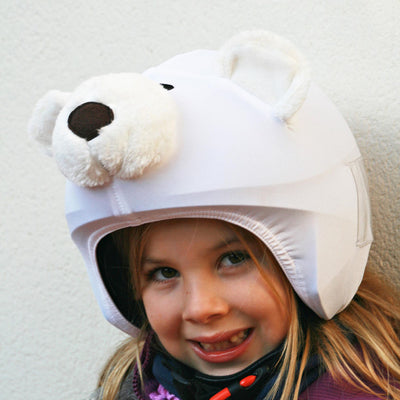 Coolcasc Animals Helmet Cover Polar Bear