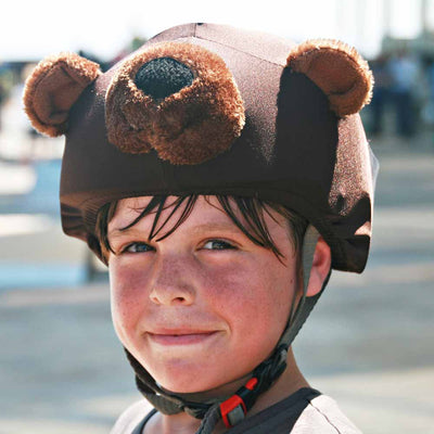 Coolcasc Animals Helmet Cover Teddy Bear