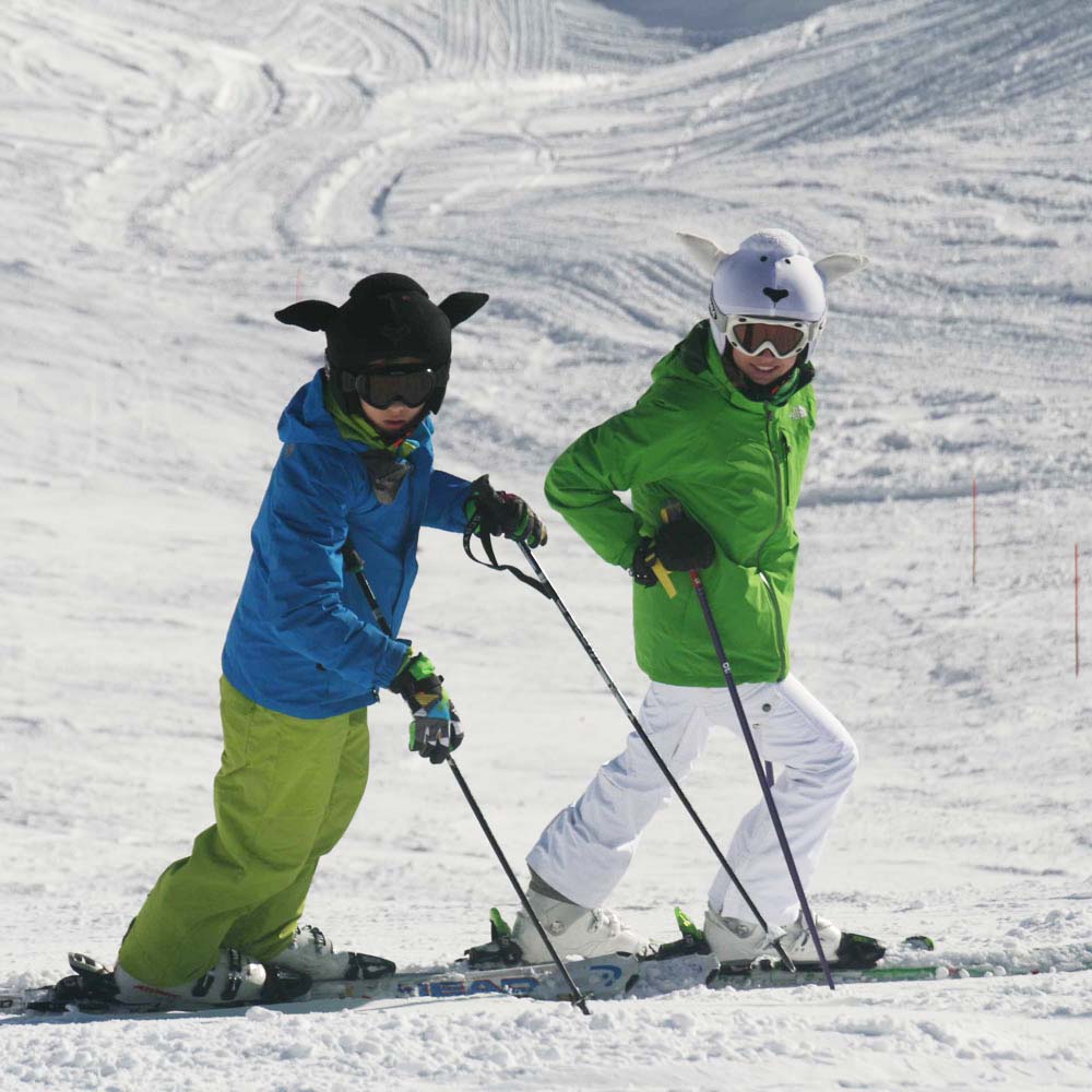 Coolcasc Animals Helmet Cover White Sheep