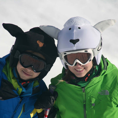 Coolcasc Animals Helmet Cover Black Sheep
