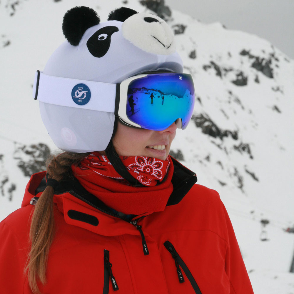Coolcasc Animals Helmet Cover Panda Bear