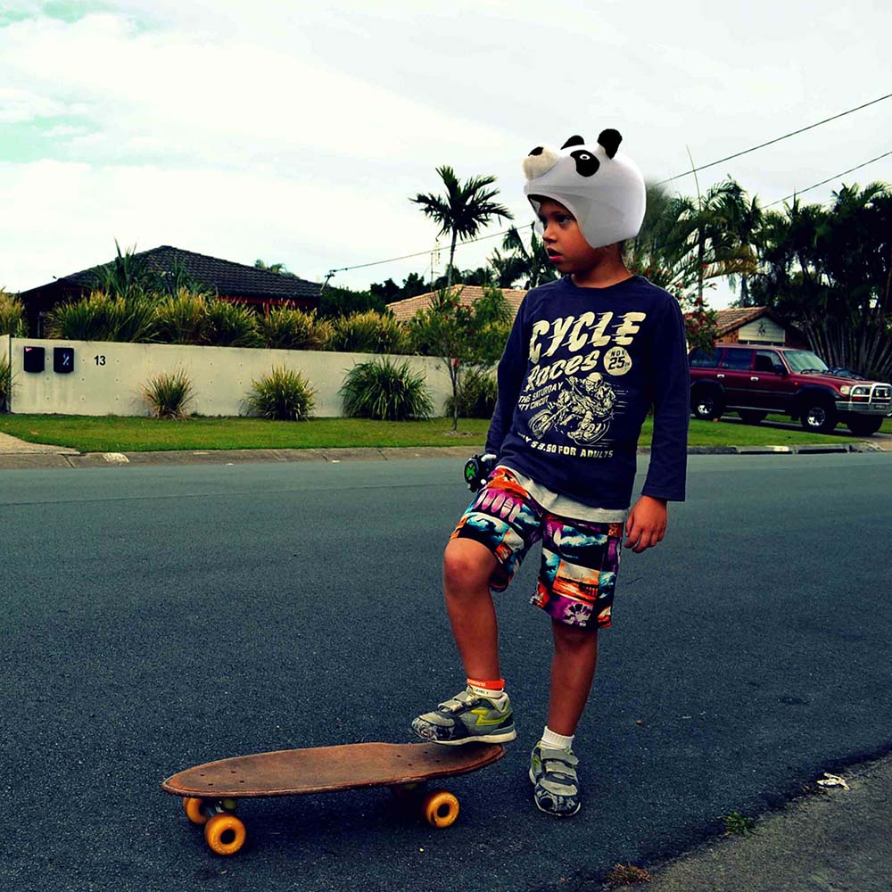 Coolcasc Animals Helmet Cover Panda Bear