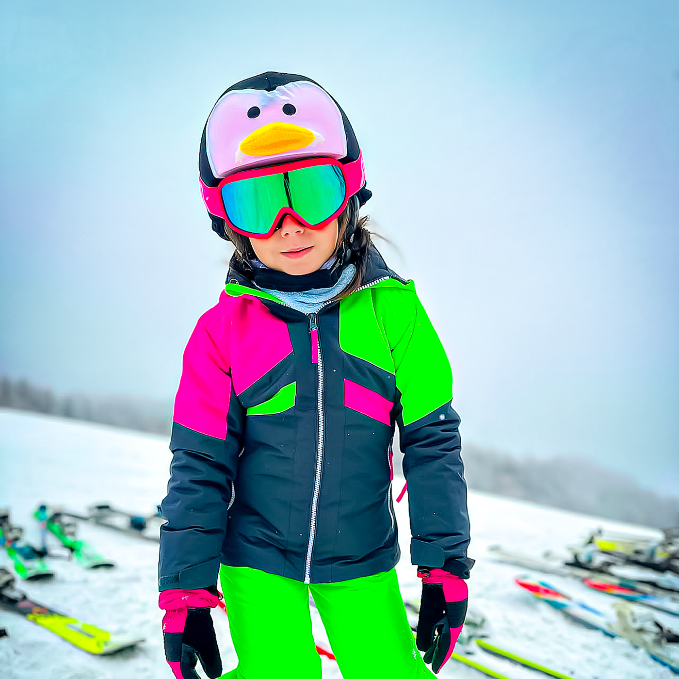 Coolcasc Animals Helmet Cover Penguin