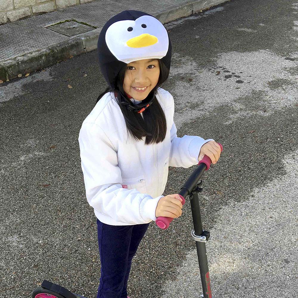 Coolcasc Animals Helmet Cover Penguin