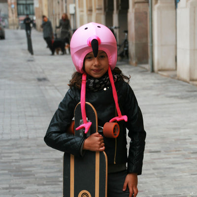 Coolcasc Animals Helmet Cover Flamingo