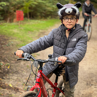 Coolcasc Animals Helmet Cover Raccoon