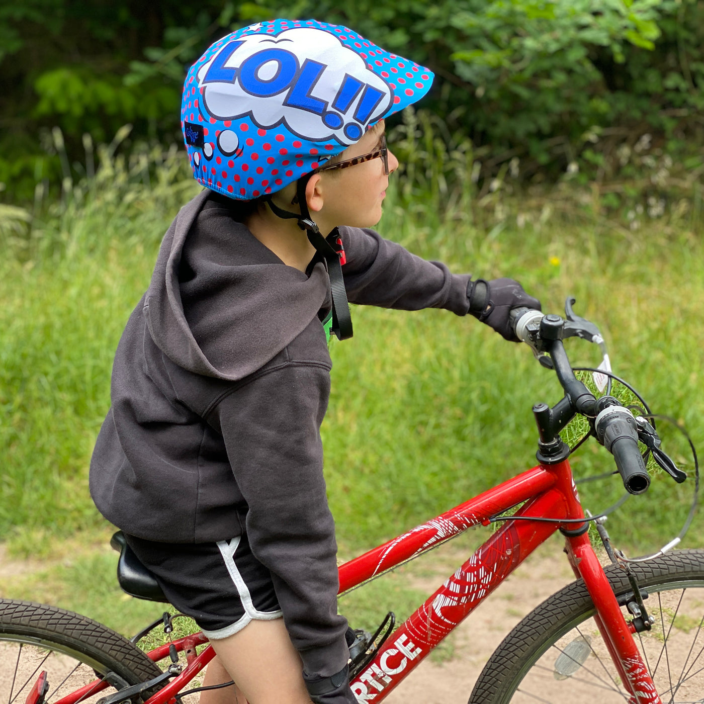 Coolcasc Printed Cool Helmet Cover LOL-WTF