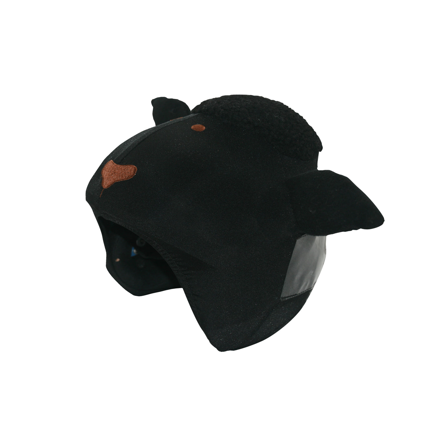 Coolcasc Animals Helmet Cover Black Sheep