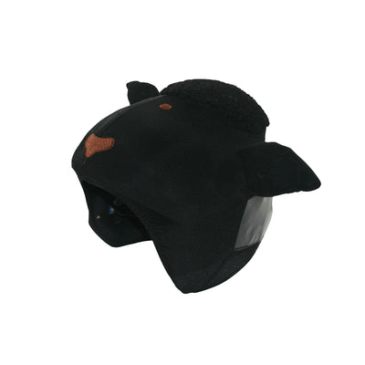 Coolcasc Animals Helmet Cover Black Sheep