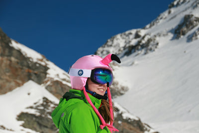 Coolcasc Animals Helmet Cover Flamingo