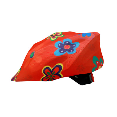 Coolcasc Bike Helmet Cover Hippy Flowers