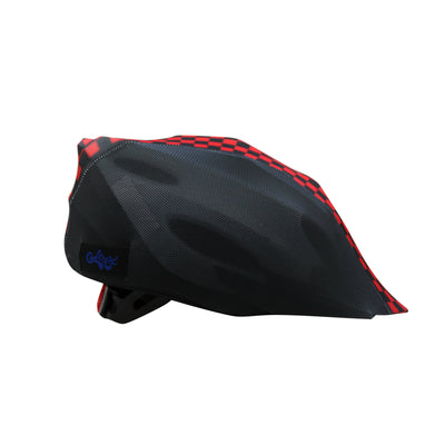 Coolcasc Bike Helmet Cover Checkers
