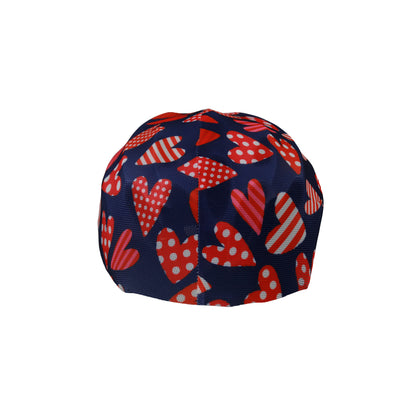 Coolcasc Bike Helmet Cover Agatha Hearts