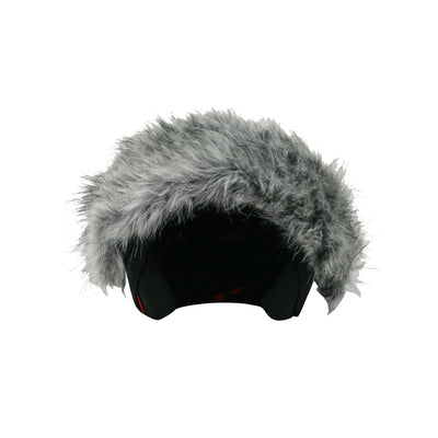 Coolcasc Exclusive Helmet Cover Grey Fur
