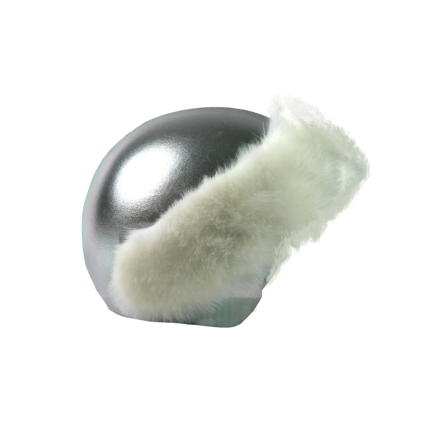 Coolcasc Exclusive Helmet Cover White Fur