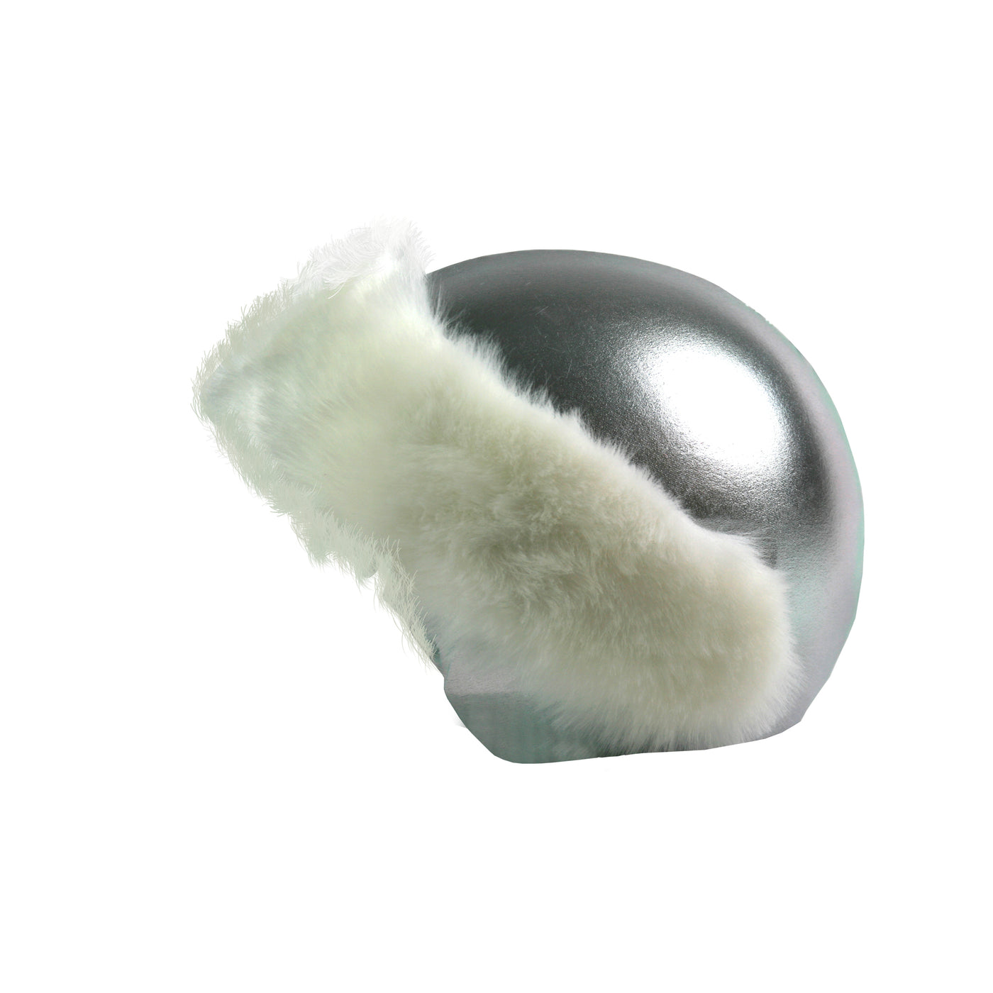 Coolcasc Exclusive Helmet Cover White Fur