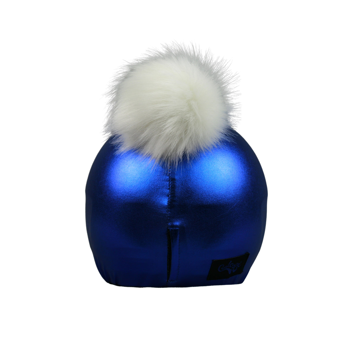 Coolcasc Exclusive Helmet Cover Blue White Pom