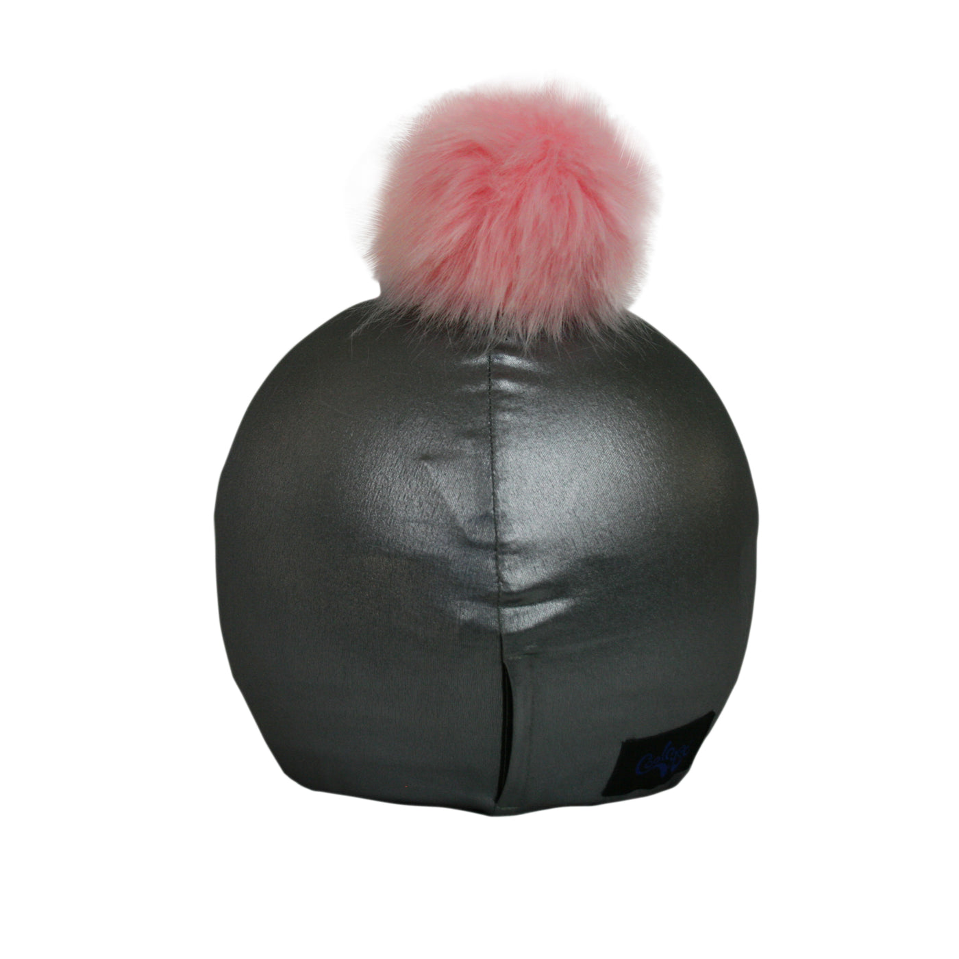 Coolcasc Exclusive Helmet Cover Grey Pink Pom