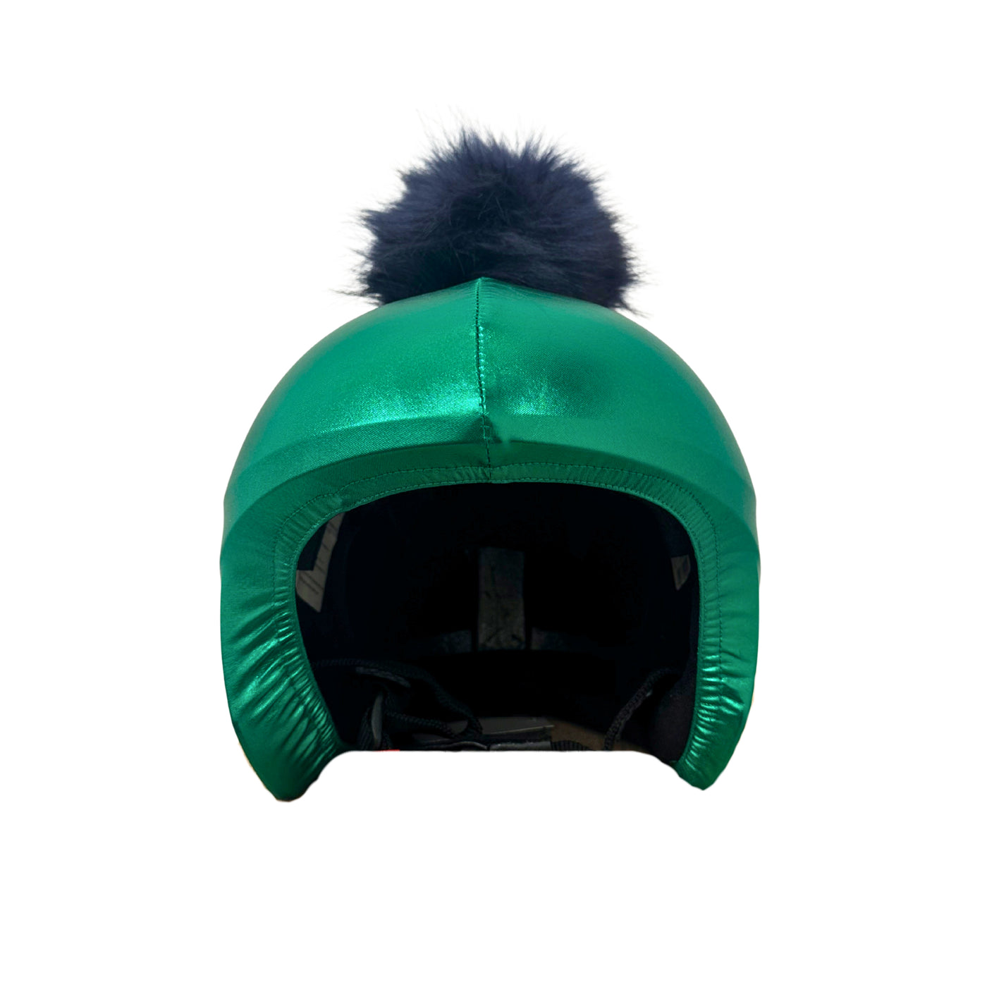 Coolcasc Exclusive Helmet Cover Green Blue Pom