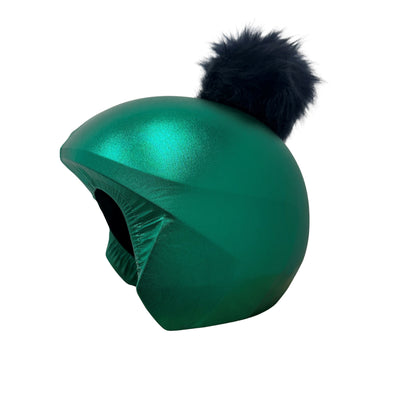 Coolcasc Exclusive Helmet Cover Green Blue Pom