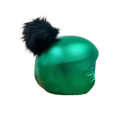 Coolcasc Exclusive Helmet Cover Green Blue Pom
