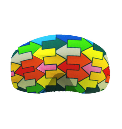 Coolcasc Coolmasc Goggle Cover Coloured Arrows