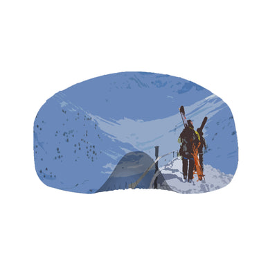 Coolcasc Coolmasc Goggle Cover Printed Mountain