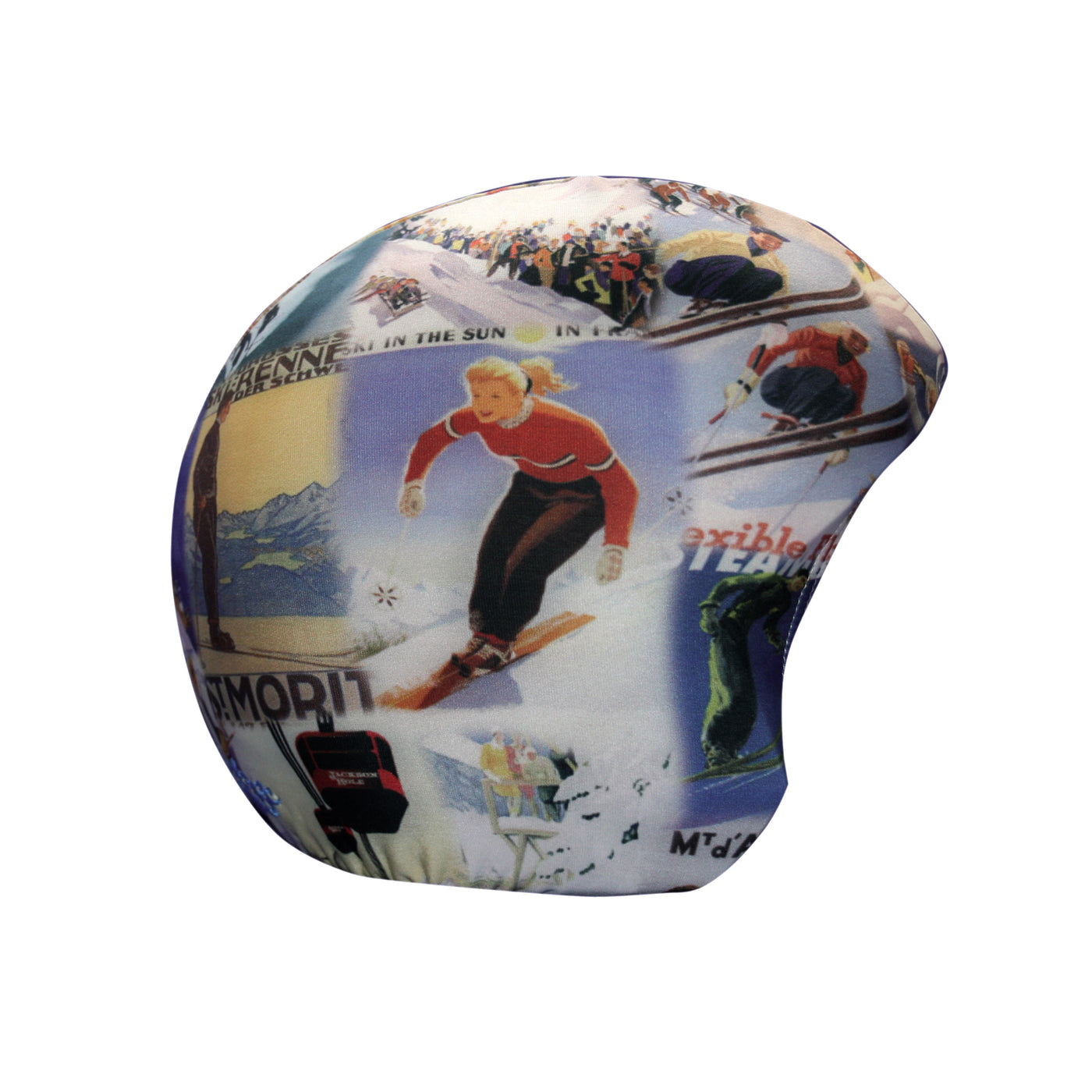 Coolcasc Printed Cool Helmet Cover Vintage