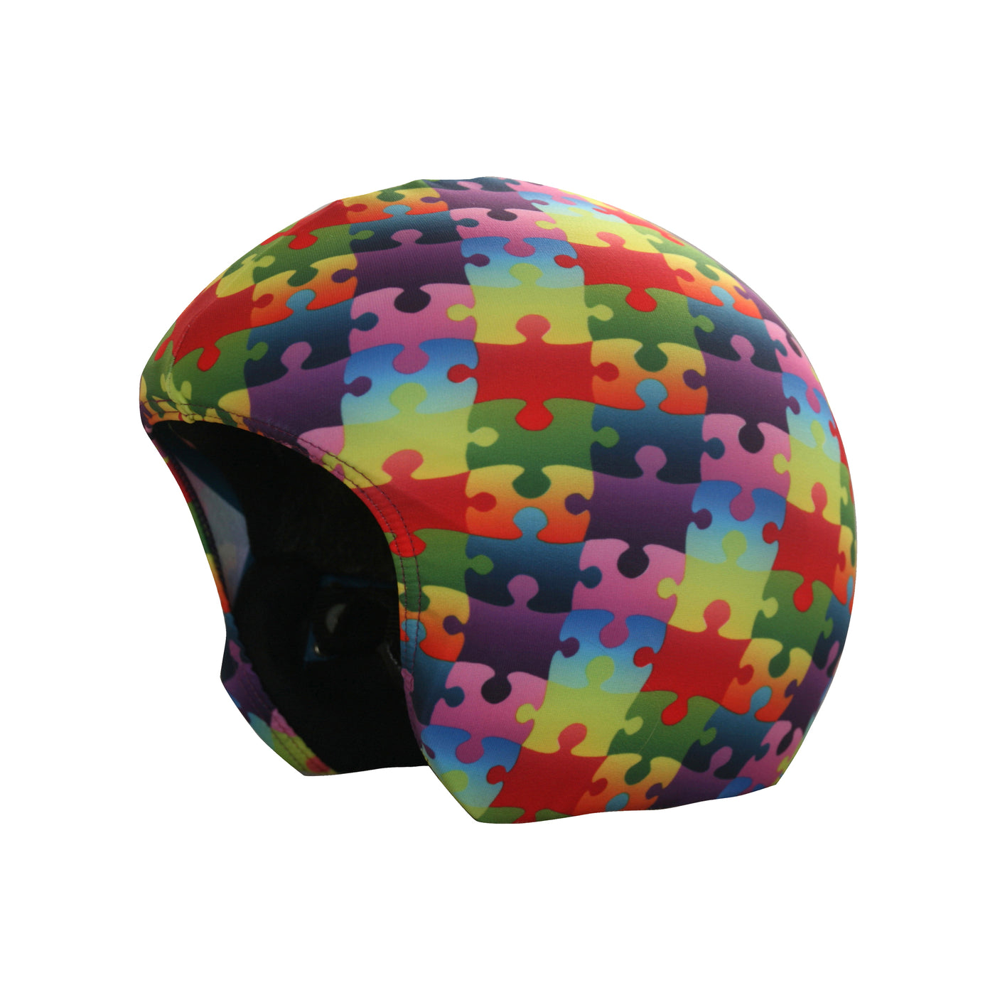 Coolcasc Printed Cool Helmet Cover Colour Puzzle