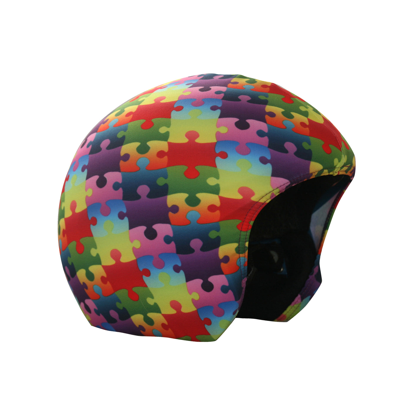 Coolcasc Printed Cool Helmet Cover Colour Puzzle