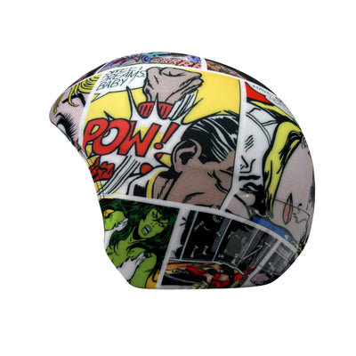 Coolcasc Printed Cool Helmet Cover Comic