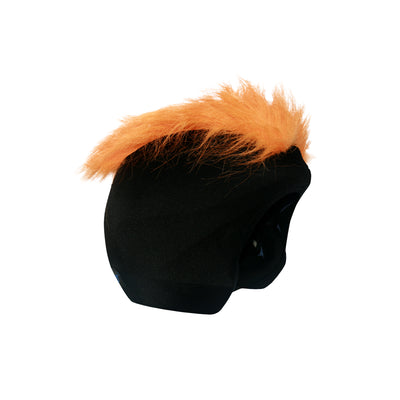 Coolcasc Show Time Helmet Cover Furry Orange