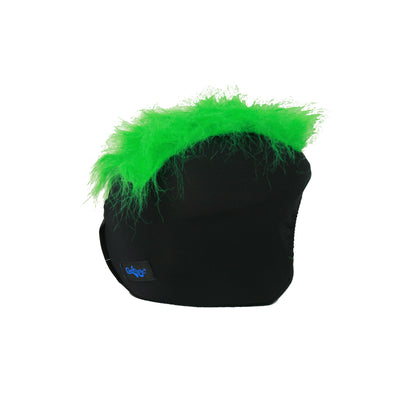 Coolcasc Show Time Helmet Cover Furry Green