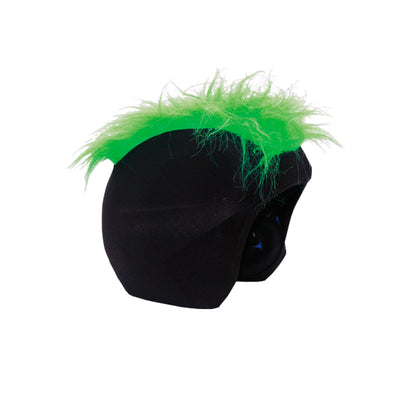 Coolcasc Show Time Helmet Cover Furry Green