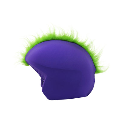 Coolcasc Show Time Helmet Cover Green Mohican
