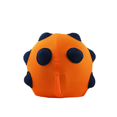 Coolcasc Show Time Helmet Cover Orange-Bumps
