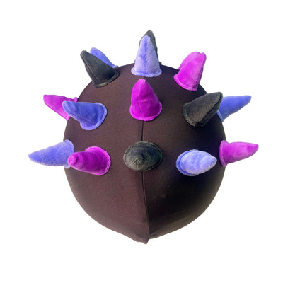 Coolcasc-Show Time Helmet Cover Purple Horns