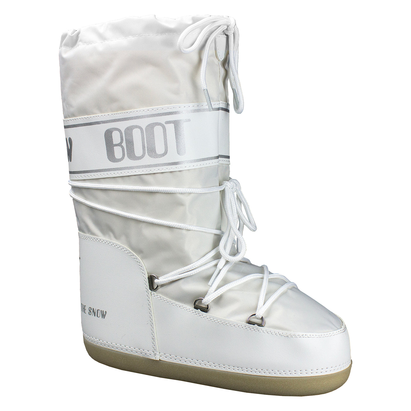 Manbi Kids Snow Boot White