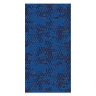 Manbi Hula Neckwarmer Pattern Hexagon Blue