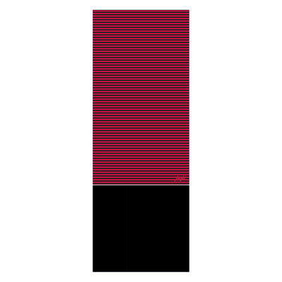 Manbi Hula Halfie Thermal Neck Warmer Pattern Thin Stripes Red