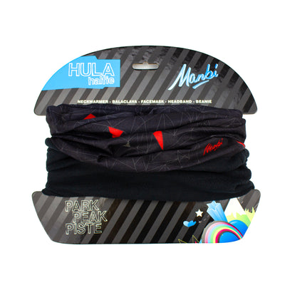 Manbi Hula Halfie Thermal Neck Warmer Pattern Prism Black