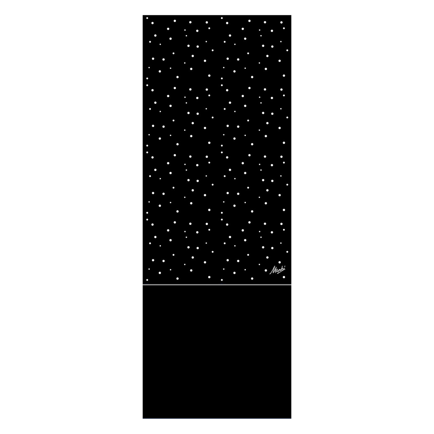 Manbi Hula Halfie Thermal Neck Warmer Pattern Spots Black