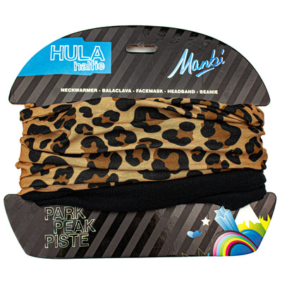 Manbi Hula Halfie Thermal Neck Warmer Pattern Leopard