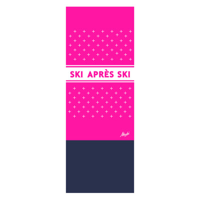 Manbi Hula Halfie Thermal Neck Warmer Pattern Apres Ski Pink