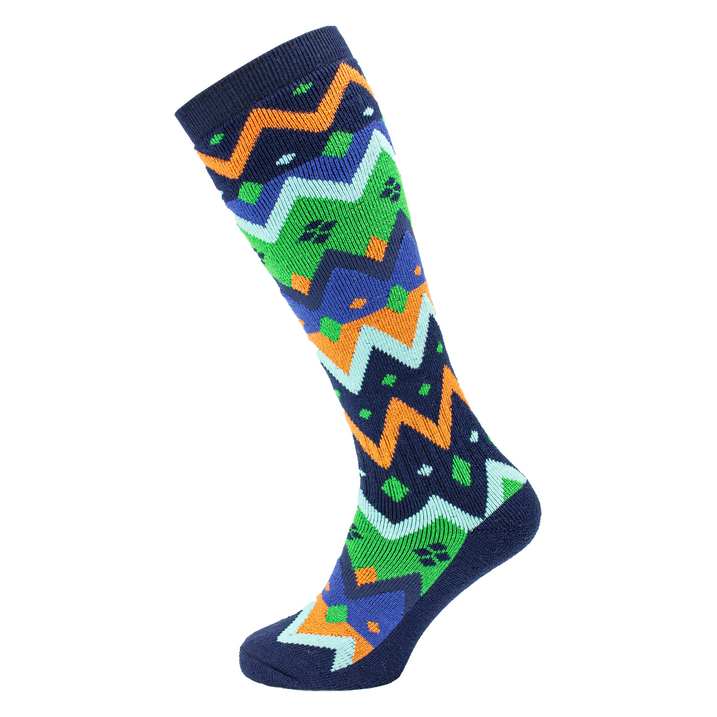 Manbi-PPP Performance Patterned Ski Sock
