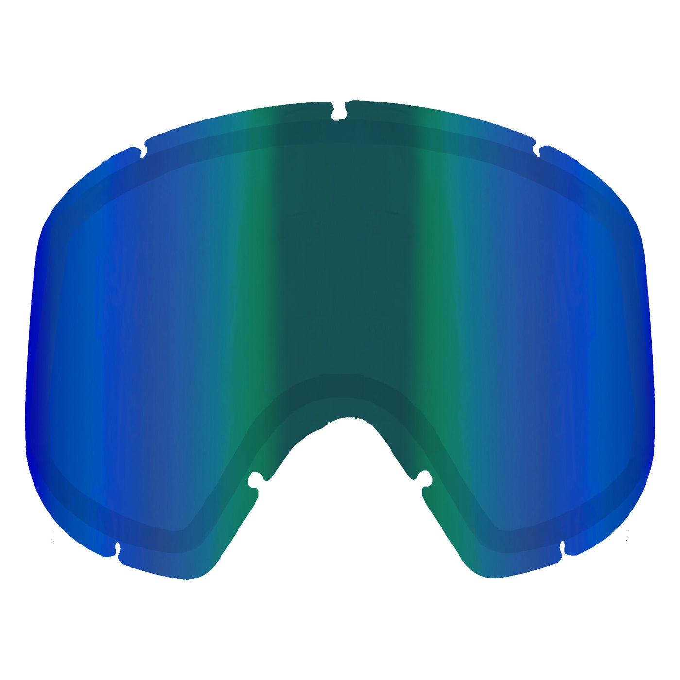 Manbi-PPP Odyssey Goggle Spare Lens - Blue-Green Mirror