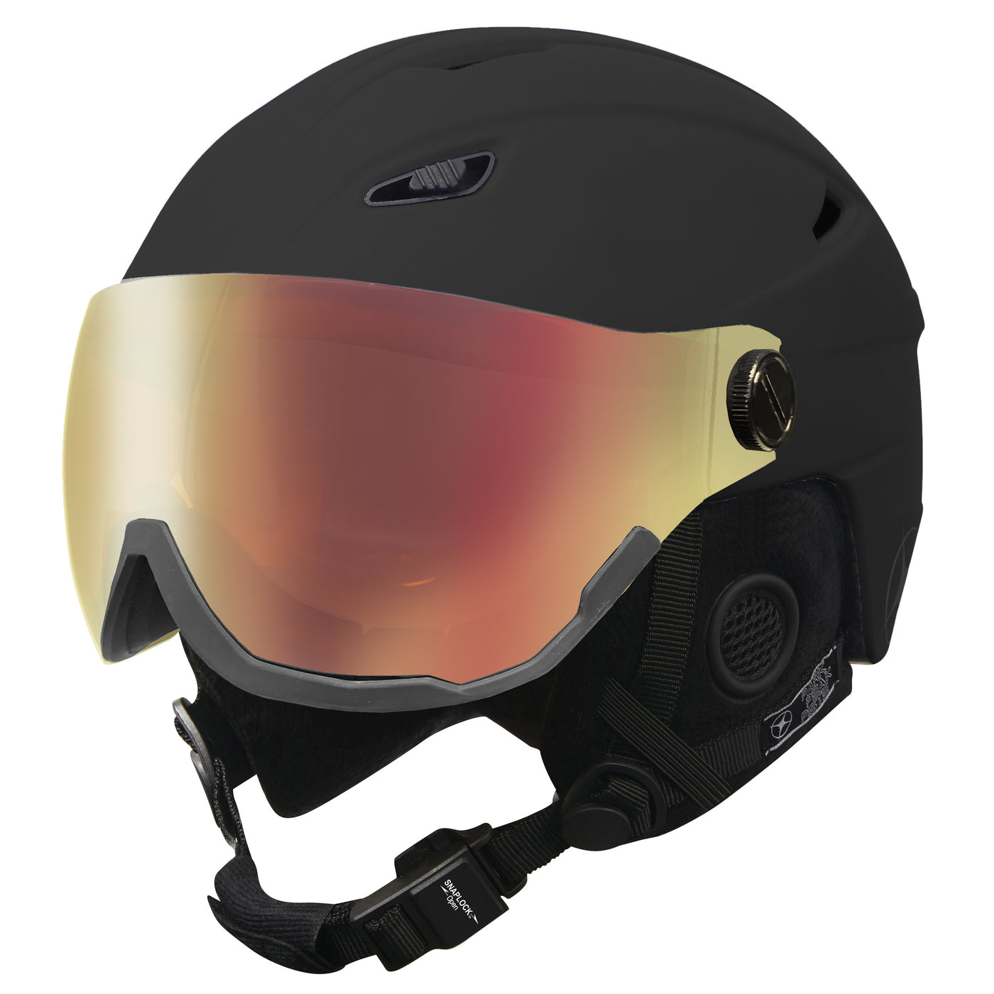 Park Peak Piste - Park Visor Pro Helmet Black Matt
