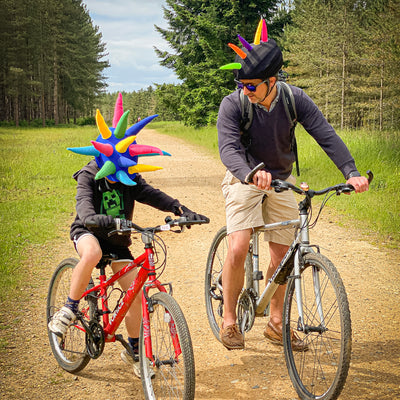 Coolcasc Show Time Helmet Cover Spikey Mohican