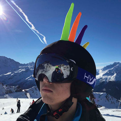 Coolcasc Show Time Helmet Cover Spikey Mohican