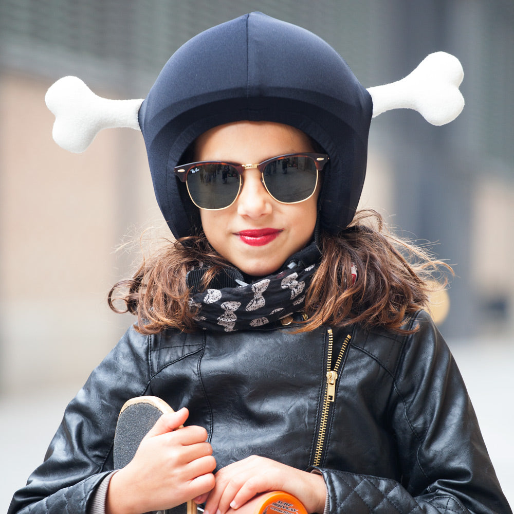 Coolcasc Show Time Helmet Cover Bone